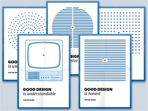 Dieter Rams Posters by Maxime Blaise for MFG Labs on Dribbble