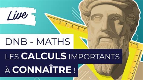 Brevet mathématiques quelles notions connaître YouTube