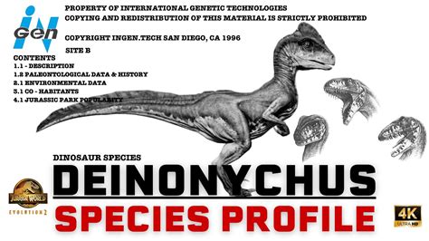 Deinonychus In-Depth Dino Guide, Recreating Natural Habitat & Jurassic ...