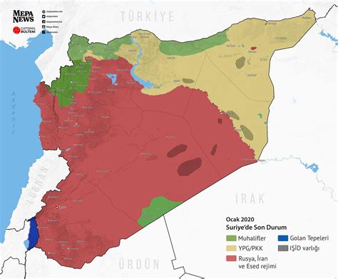 Suriye Son Durum Haritas Mart Stratejik Ortak