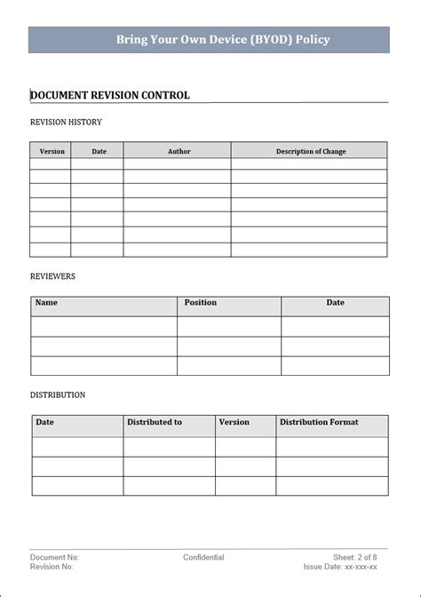 Bring Your Own Device Byod Policy Itsm Docs Itsm Documents