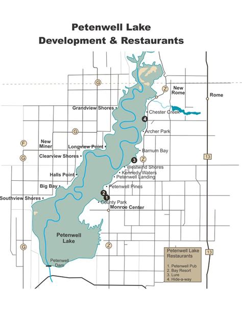 Petenwell Lake Map | Real Estate For Sale in the Petenwell Lake ...