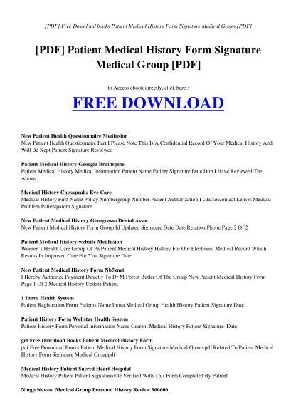 72 Medical Form Templates Microsoft Word Free To Edit Download