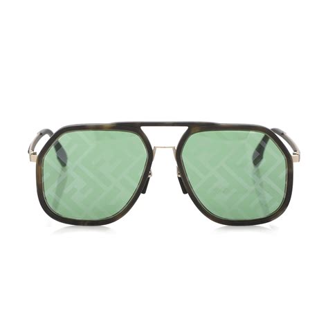 Buy Fendi Light And Dark Havana Sunglasses Online In Kuwait Boutiqaat