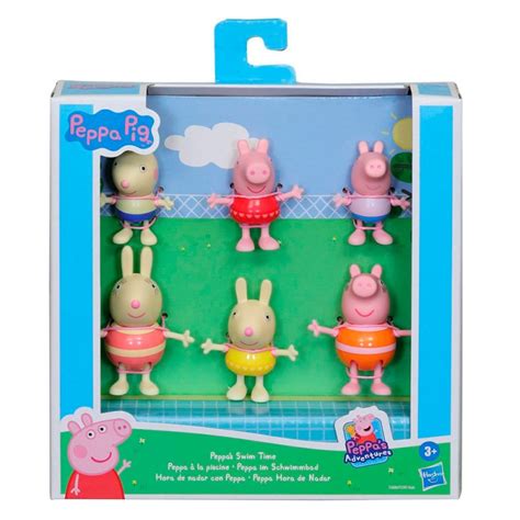 Pack 6 Figuras Peppa Pig De Hasbro