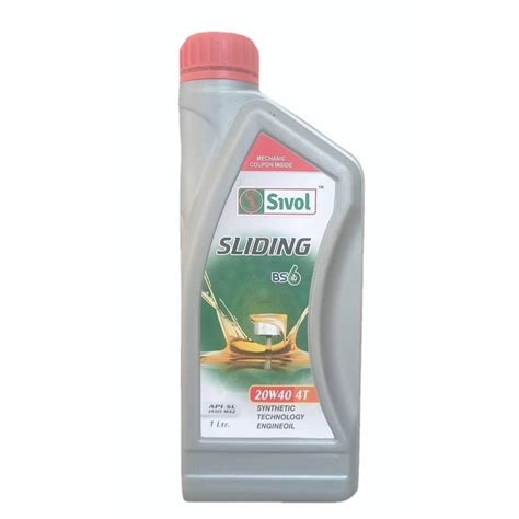 Sliding Bs W T Synthetic Engine Oil Bottle Of Litre At Rs