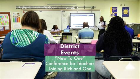 Richland One Holds New To One Conference For New Richland One