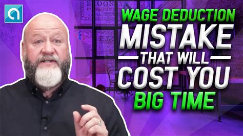 Dangerous Wage Deduction For Exempt Employee Youtube