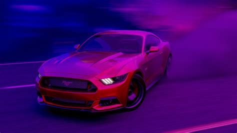 Neon Mustang Wallpapers Top Free Neon Mustang Backgrounds