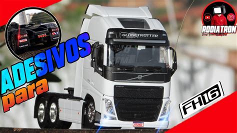 COMO APLICAR ADESIVOS NA MINIATURA VOLVO FH YouTube