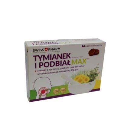 Swiss Pharm Tymianek I Podbia Max Pastylki Do Ssania Sklep