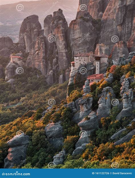 Roussanou Monastery In Meteora Greece Stock Photo Image Of Amazing