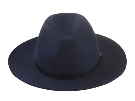 Dark Blue Outback Fedora The Rebel Agnoulita Hats