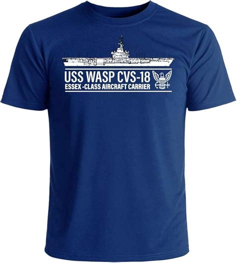 Military Productions Inc Uss Wasp Cvs 18 T Shirt