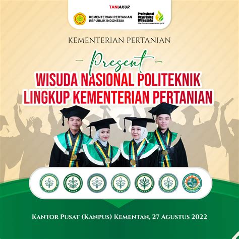 Wujudkan Regenerasi Petani Kementan Gelar Wisuda Nasional Politeknik