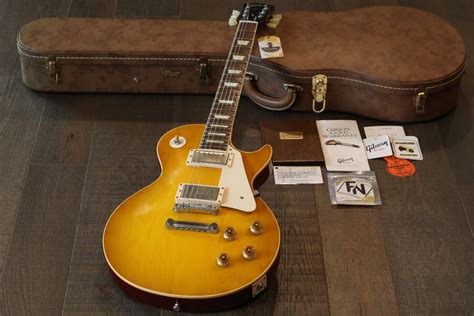 Minty 2013 Gibson 1958 Reissue Les Paul Standard Lpr8 Light Burst