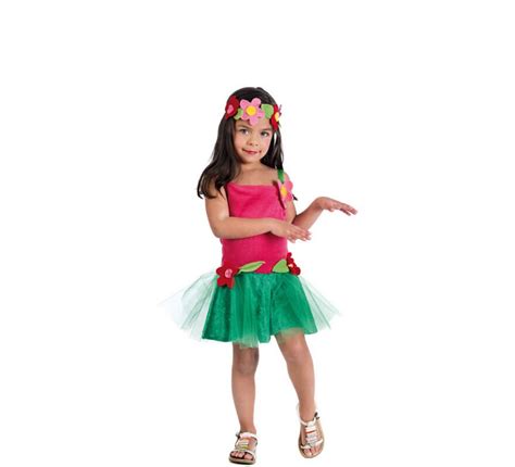 Venta disfraces hawaianos para niñas en stock