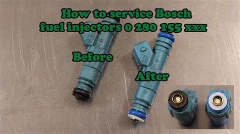 How To Service Bosch Fuel Injectors Starting With Part Number 0280155xxx Youtube