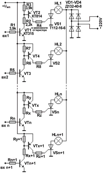 Конструктор световых эффектов для гирлянд