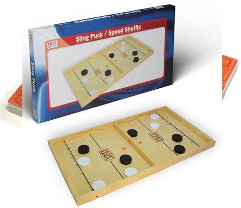 Jeu De Pousse Palets Passe Trappe Sling Puck En Bois Adresse Et Rapidit