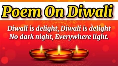 Best Poem On Diwali🪔 in English - Short Poem On Diwali For Kids ...