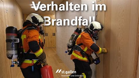 Verhalten Im Brandfall Youtube