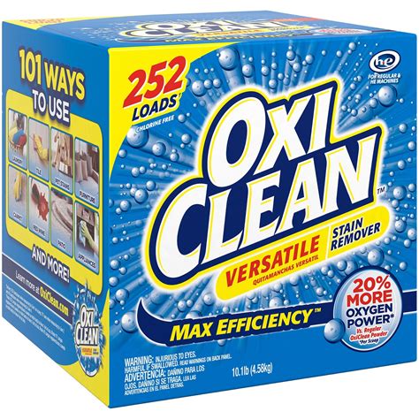 Oxiclean Max Efficiency Stain Remover 252 Loads