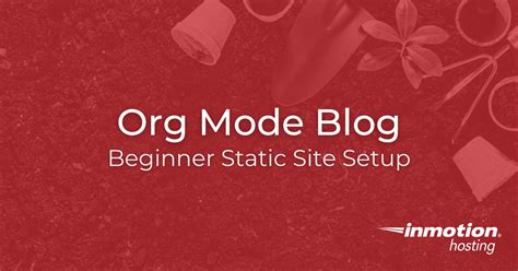 Org Mode Blog Recipe Beginner Setup