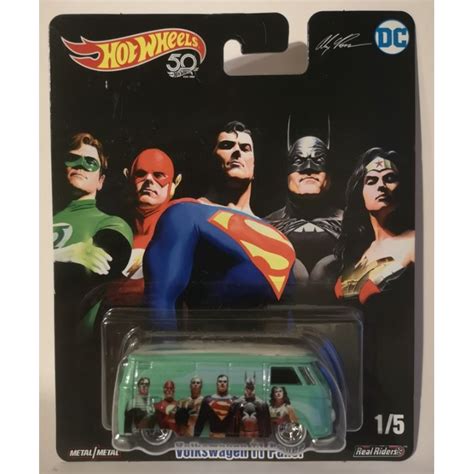 Hot Wheels Premium Volkswagen T Panel Bus Alex Ross DC Heroes Superman Not Marvel Shopee Malaysia