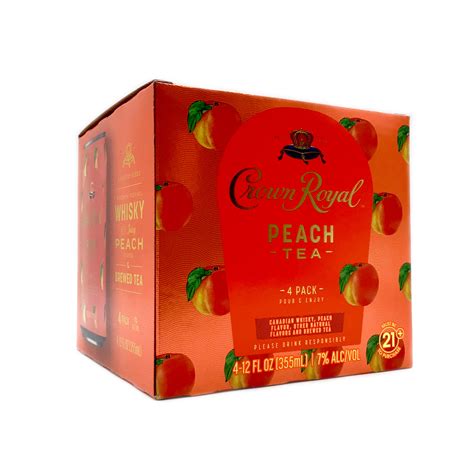 Buy Crown Royal Peach With Brewed Tea Each Fridley Liquor