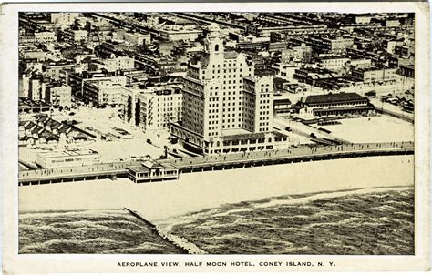 "Aeroplane View" Half Moon Hotel, Coney Island, N.Y. | Coney Island History Project