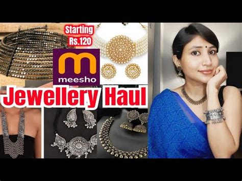 Meesho Jewellery Haul Festive Jewellery Starting Rs 120 Honest