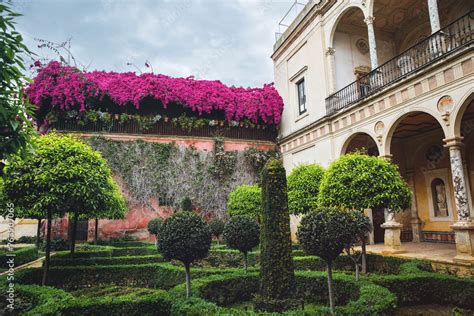 The House Of Pilatos Called Casa De Pilatos In Seville Spain Its