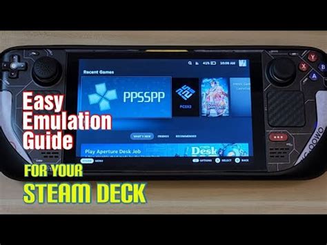 Quick Emulation Guide For Your Steam Deck Using Emudeck Youtube