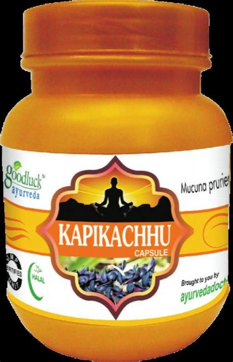 Kapikachhu Mucuna Pruriens Capsule Packaging Type Plastic Container