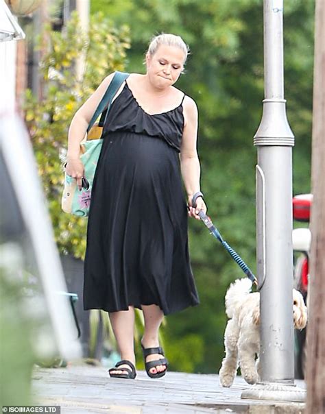 Pregnant Eastenders Star Kellie Bright 44 Shows Off Her Growing Baby