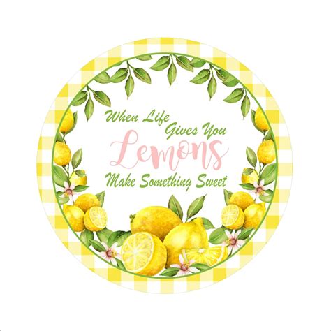 When Life Gives You Lemons Make Something Sweet Lemon Sign Etsy