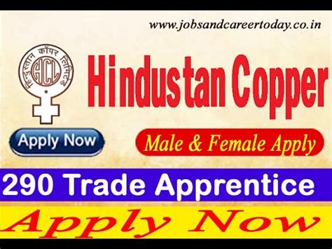 Hindustan Copper Recruitment 2022 290 Trade Apprentice Posts JOB