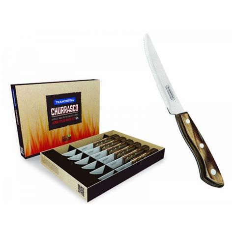 Tramontina Estancia Polywood Steak Knife Set In 2 Knives