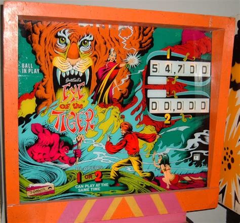 Gottlieb Sinbad Pinball Gottlieb Eye Of The Tiger Pinball Machine