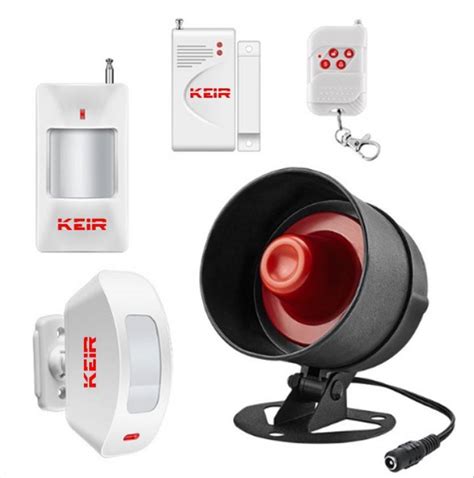 Keir Alarm Siren Speaker Loudly Sound Alarm System Kits Wireless Home