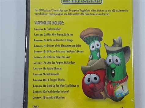 Veggietales Kids Worship Wild Bible Adventures Video Clips Dvd