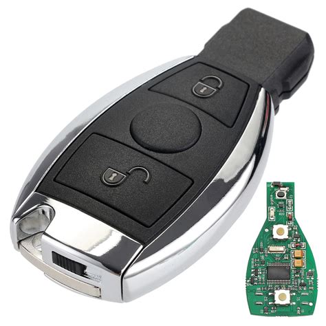 2 Buttons Keyless Entry Remote Car Key 433 MHz For Mercedes BENZ 2000