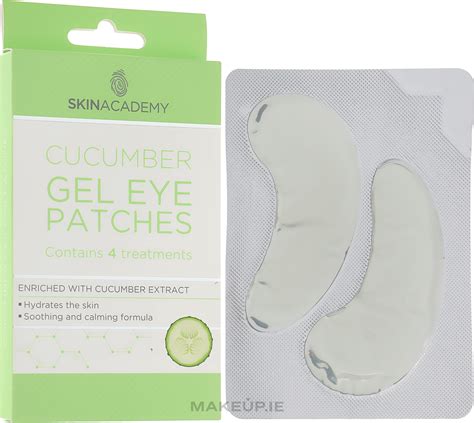 Eye Patches Skin Academy Cucumber Gel Eye Patches Makeupie