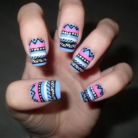 50 Pretty Tribal Nail Art Designs 2022