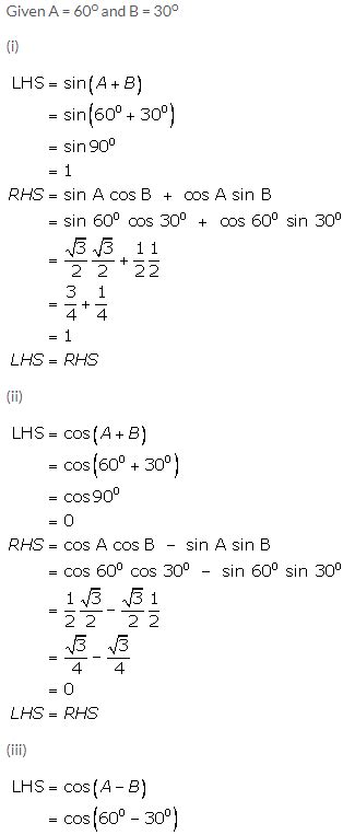 Selina Concise Mathematics Class 9 Icse Solutions Trigonometrical