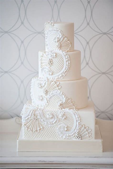 40 So Pretty Lace Wedding Cake Ideas Deer Pearl Flowers