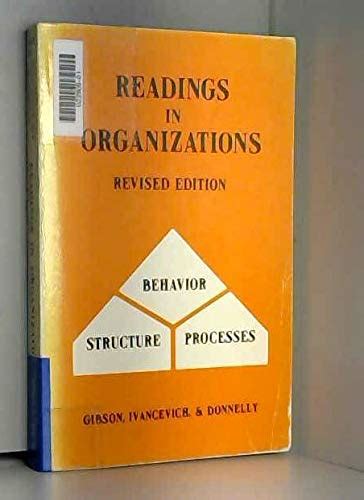 Organizations Behavior Structure Processes Iberlibro