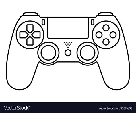 Video Game Controller Outline