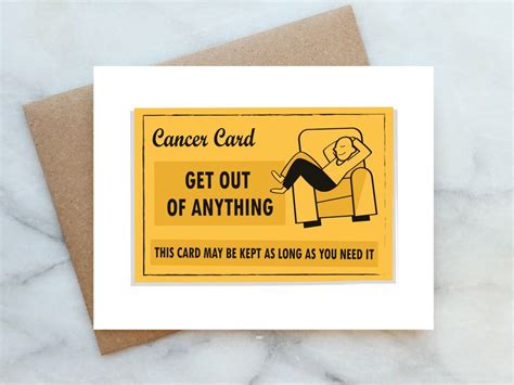 Funny Cancer Card Get Well Card Cancer Treatment Feel Better - Etsy